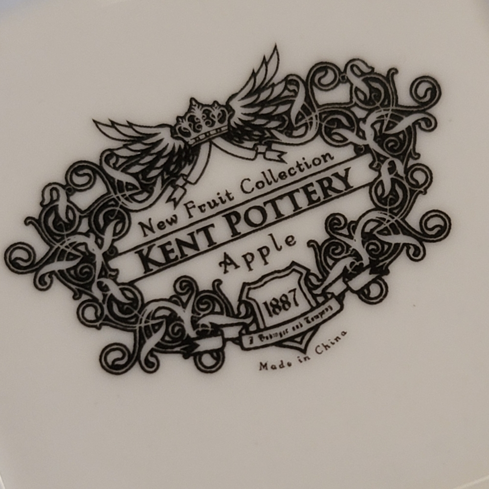 NWOT Oval Baking Dish Kent Pottery New Fruit Collection Apple Oblong Casserole - Picture 2 of 12